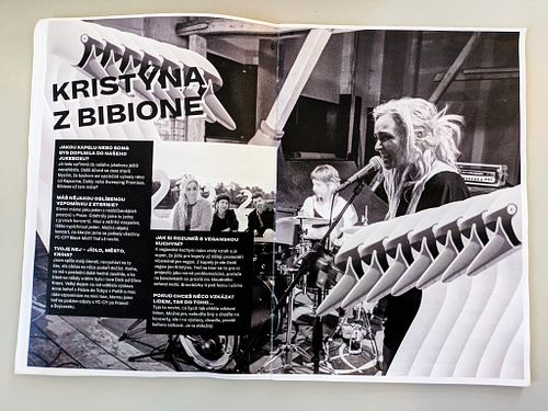 Page of Menu and Zine at Eaternia at Eaternia in Prague