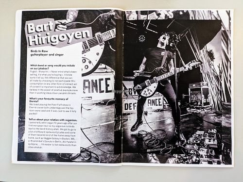 Page of Menu and Zine at Eaternia at Eaternia in Prague