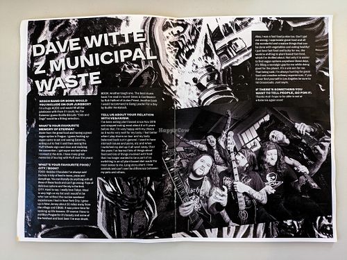 Page of Menu and Zine at Eaternia at Eaternia in Prague