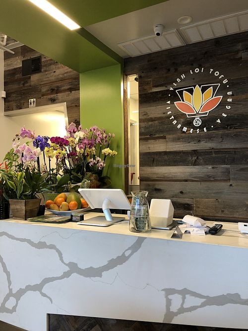 Counter at Vinh Loi Tofu in Cerritos