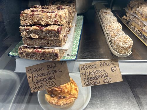 Tahini bar - not too sweet; I thought tasty; husband not a fan    at Ajuna Eatery in Napier