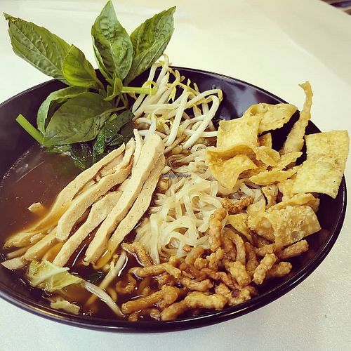 noodles at Panda Veggie Noodles in Bangkok