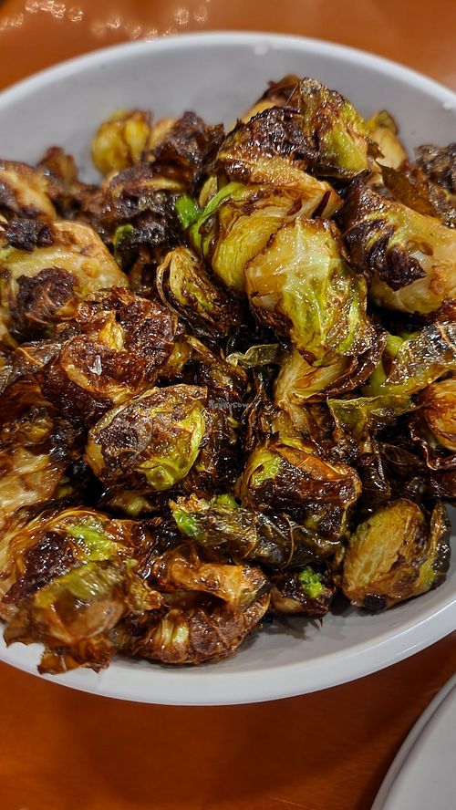 Brussel sprouts at Green Fusion in Ridgewood