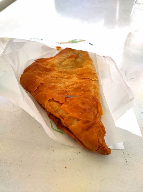 Spinach pie (vegan) at Gregory's  in Paros