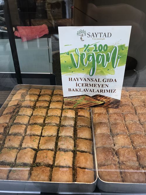 Vegan Baklavas at Saytad in Istanbul