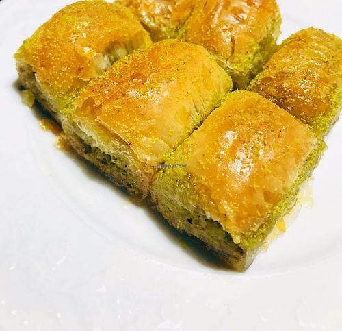 Sugar free vegan baklava  at Saytad in Istanbul