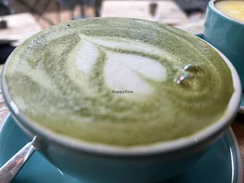 Matcha oat latte   at 200 Degrees Coffee in Leeds