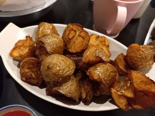 Fried potatoes at Hummus Chiang Mai in Chiang Mai