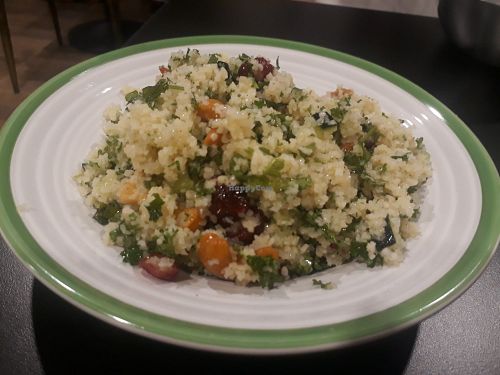 Tabouli salad with cranberries and cashew nuts at Hummus Chiang Mai in Chiang Mai