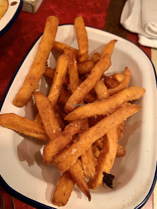Sweet potatoes fries  at Turtle Bay in Staines-upon-thames
