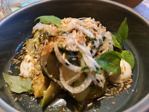 Tofu and avocado salad at Hügge in Turku