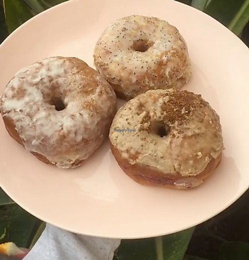 Donuts from doughside @ stay golden coffee at Doughside Donuts in Oceanside