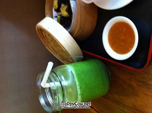 power chlorophyll drink at Woods Bio Marche in Kuala Lumpur