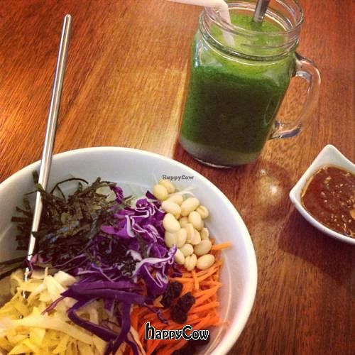 raw dinner at Woods Bio Marche in Kuala Lumpur