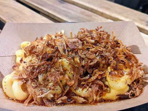 Spicy Mac at REDWHITE BONELESS RAMEN - Boston in Boston