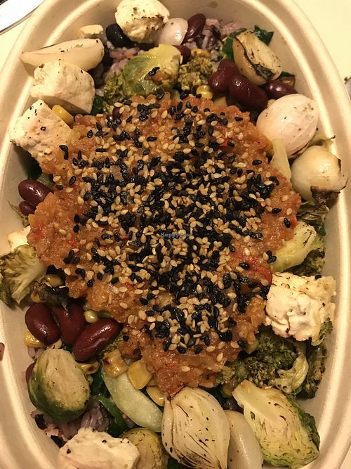 Takeout bowl at REDWHITE BONELESS RAMEN - Boston in Boston