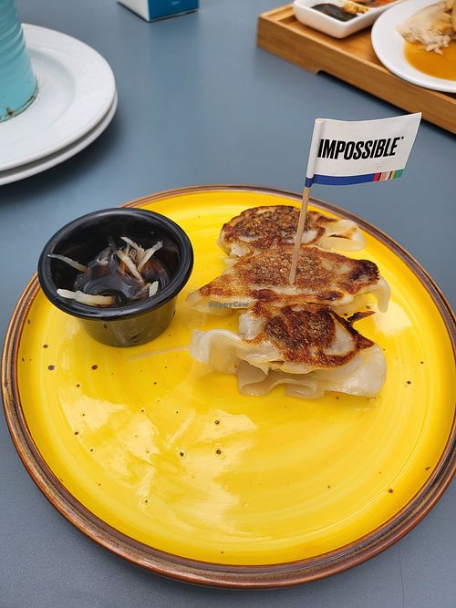 Impossible gyoza at SIN - Prive - Jewel  in East Singapore