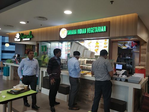 Stall front at Sahana in Central Singapore