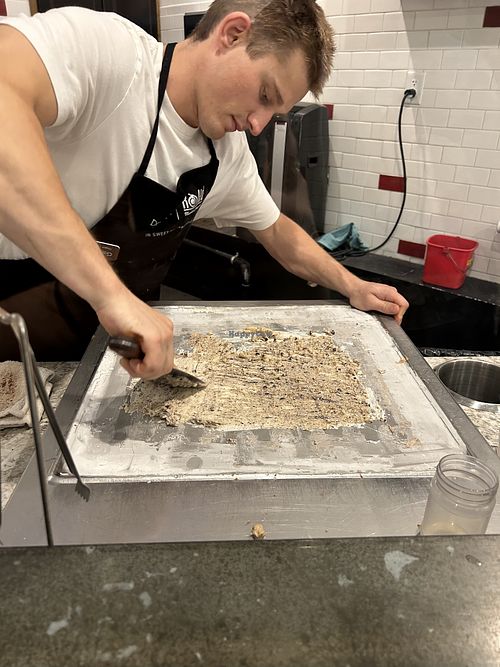 Ice cream in the making   at Rolled Mountain Creamery - Riverside Dr in Reno
