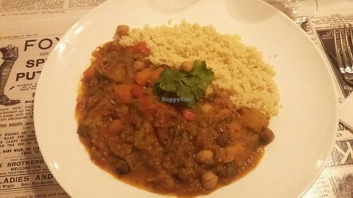 Çhickpea tagine at Terra Marique in Torquay