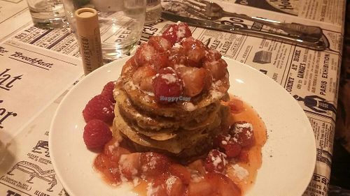 Dessert pancakes at Terra Marique in Torquay
