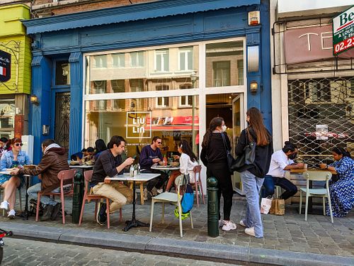 Outside of Liu Lin at Liu Lin in Brussels