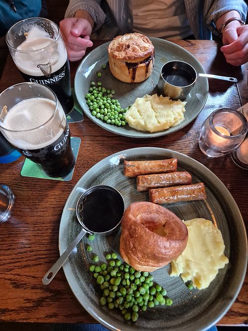 The sausages meal is vegan at Old Swan in West London
