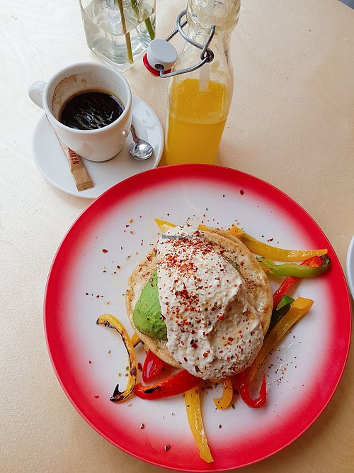 Savoury pancake 💚 at Moak Pancakes - City Center in Amsterdam