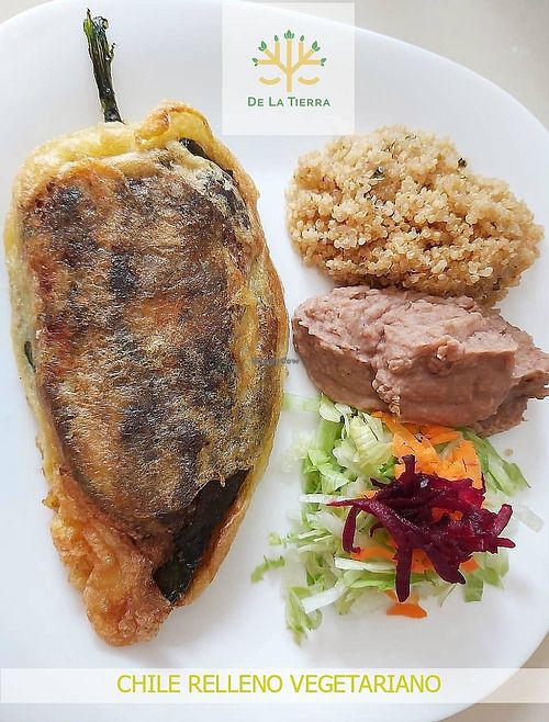 Chile Relleno $109 MXN at De la Tierra - Vegan Food To Go in Monclova