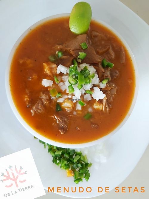 Menudo de Setas $85 MXN at De la Tierra - Vegan Food To Go in Monclova