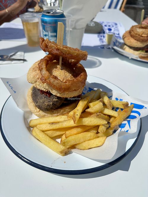 mushroom burger at The Rockpool in Hayle