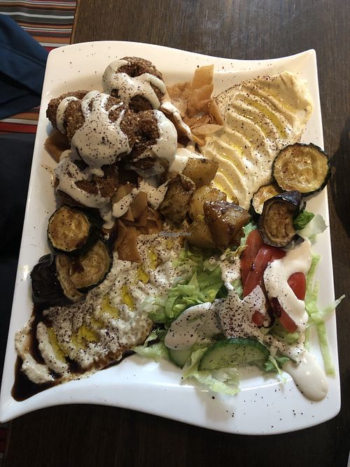 Arabic plate   at Falafel Freunde in Dresden