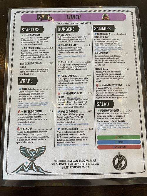 Menu  at Queen City Grounds in Charlotte