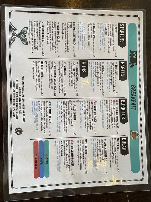 Menu  at Queen City Grounds in Charlotte