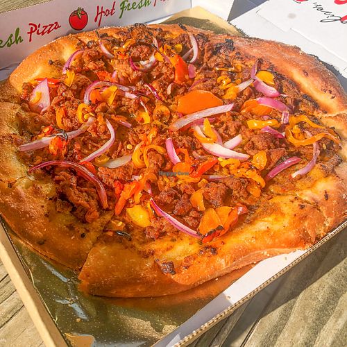 Reddy Kilowatt at Secret Pizza Society in Portland