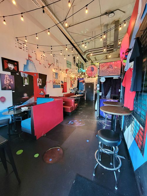 Interior at Secret Pizza Society in Portland