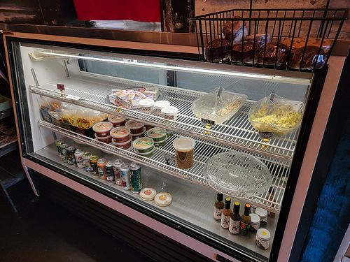 Deli Case at Secret Pizza Society in Portland