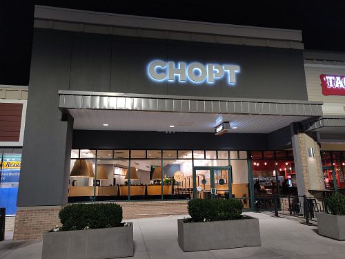 Outside at Chopt in Vienna