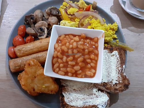 Vegan breakfast at Sea Change  in South Shields