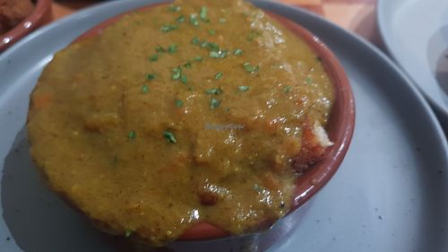 Mini katsu curry with chick'n and rice #Veganuary at Sea Change  in South Shields