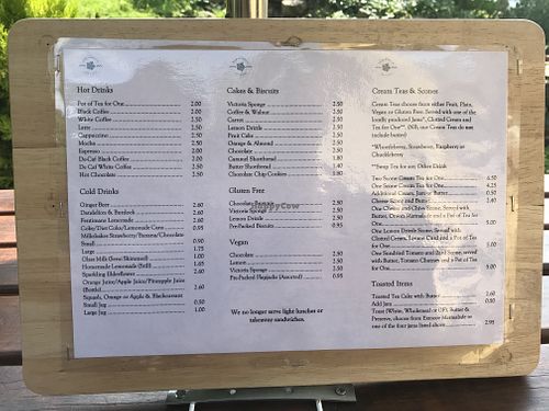 A few vegan options  at Periwinkle Cottage Tea Room in Minehead