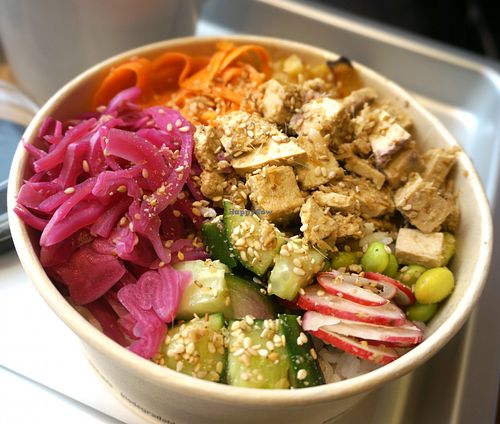 Tofu Bowl at Wholywood in Paris