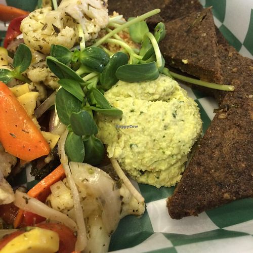 Veggie and Hummus plate!! at Cafe Life in Marietta