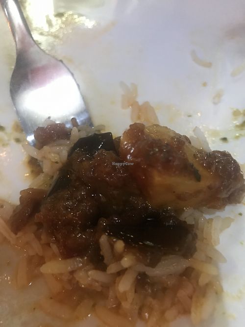 Sorry, was nearly finished! Eggplant curry at Jawani in Croydon Park