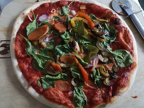 Pizza at Dii:ke in Sankt Peter-ording