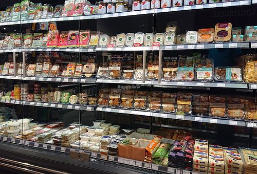 Part of the veggie section at SuperBioMarkt in Dusseldorf