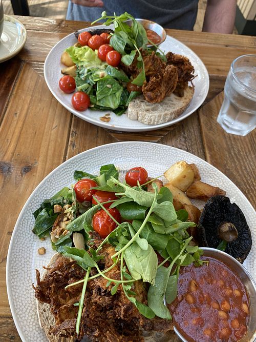 Vegan hash up at Slice of Cornwall in Falmouth