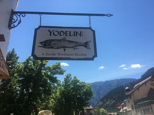 Signage at The Yodelin in Leavenworth