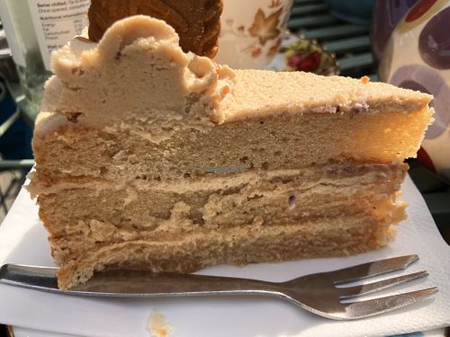 Speculoos cake  at Lion Rock Tea Rooms in Cheddar