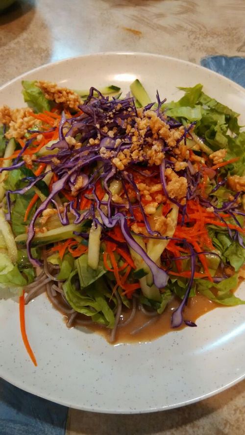 cold soba at Create Healthy Lifestyle 創意素食 in Central Singapore